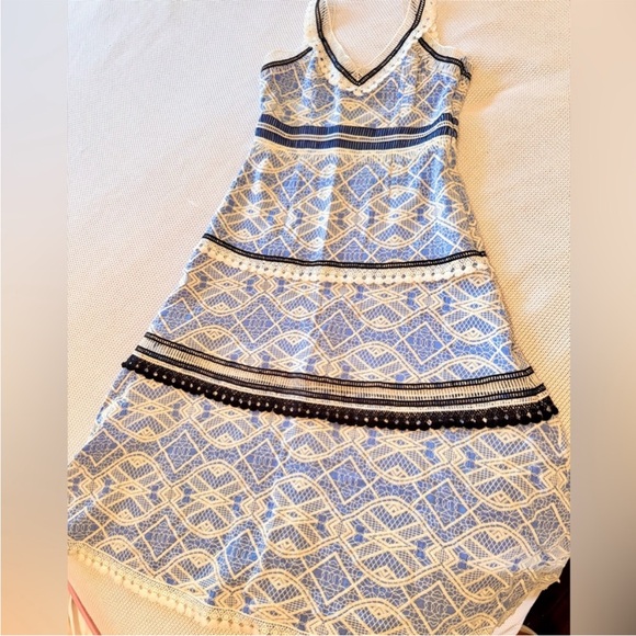 Gianni Bini Tiered blue dress size 4 - Picture 10 of 16